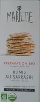 Préparation Bio Pour Blinis Au Sarrasin