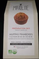 Muffins framboises à la fleur de sel de l'île de Ré