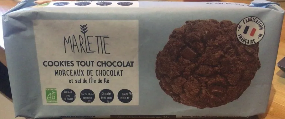 Cookie bio tout chocolat