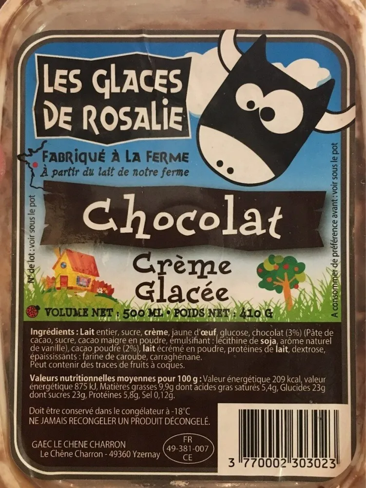 Chocolat crème glacée