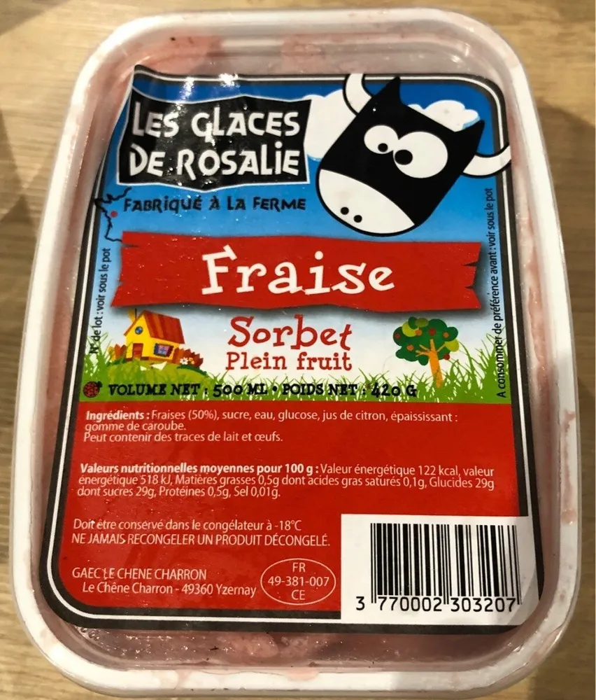 Sorbet fraise