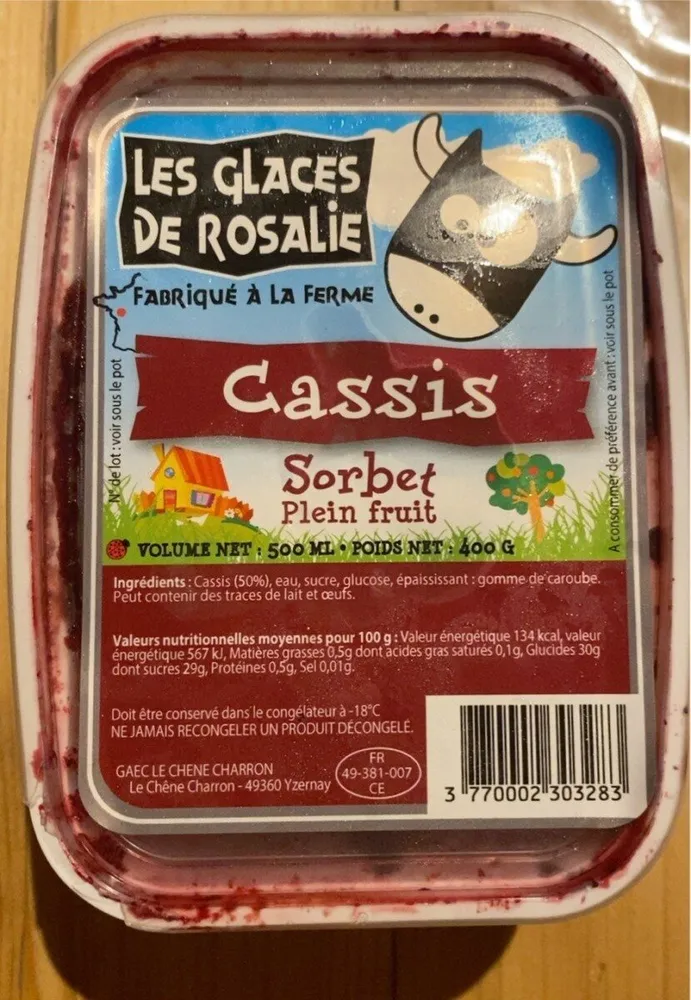 Sorbet Cassis