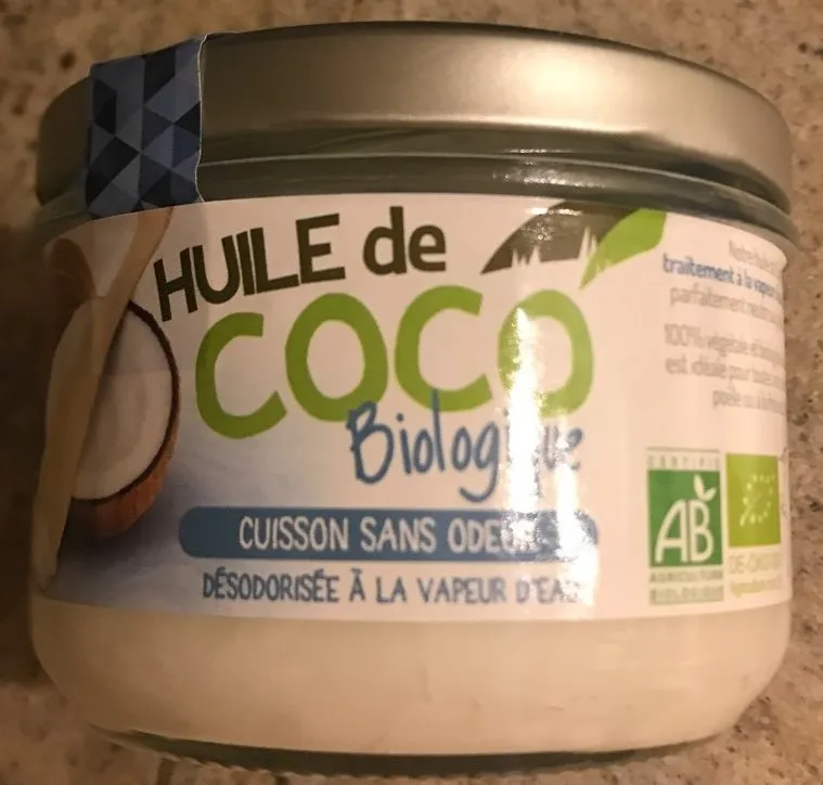 Huile de coco biologique