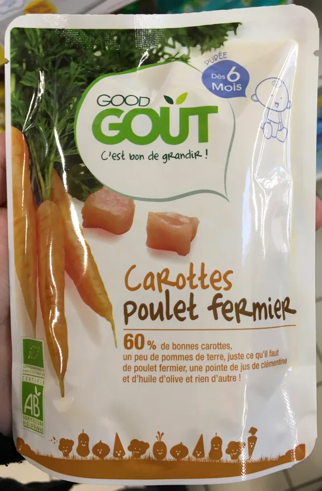 Carottes Poulet Fermier
