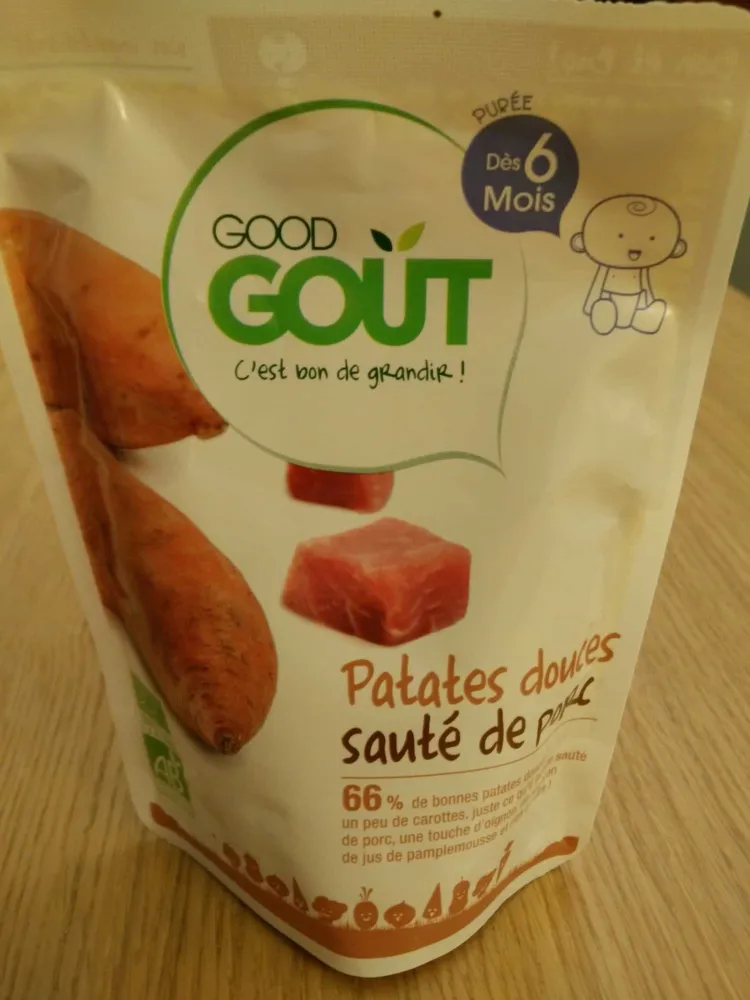 Patates douces sauté de porc- Good Gout-190g