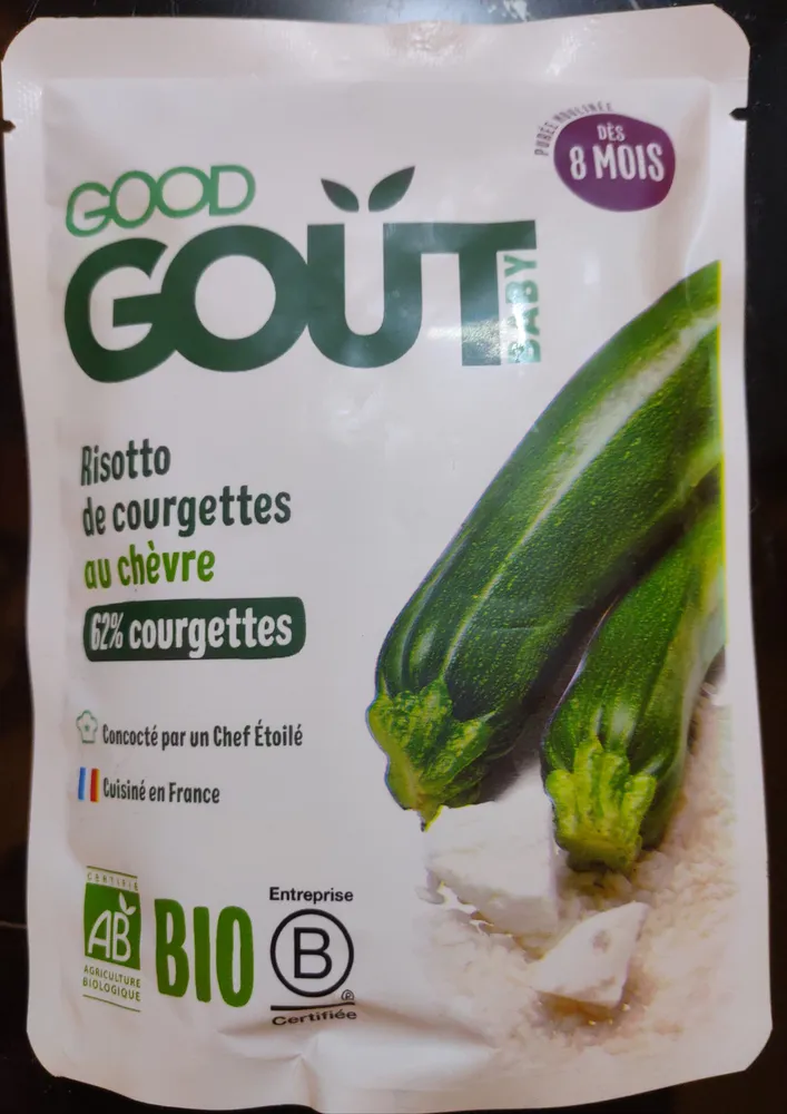 Risotto de courgettes au chèvre
