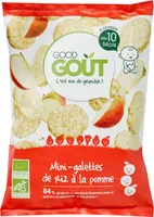 Mini-galettes de riz à la pomme