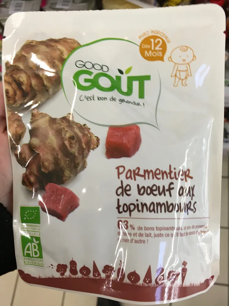 Parmentier de boeuf aux topinambours-Good Gout-220g