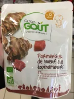 Parmentier de boeuf aux topinambours-Good Gout-220g