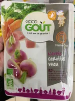 Navets Carotte Veau-Good Gout-220g