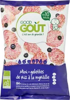 Mini-galettes de riz à la myrtille