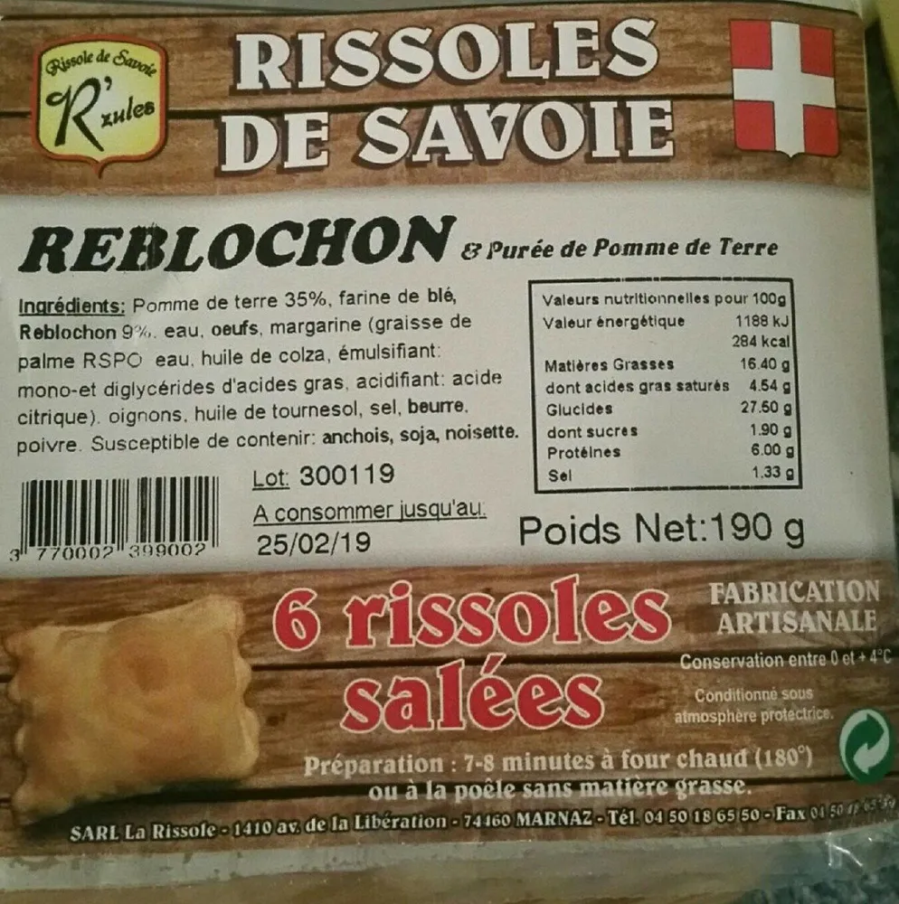 Rissoles de Savoie