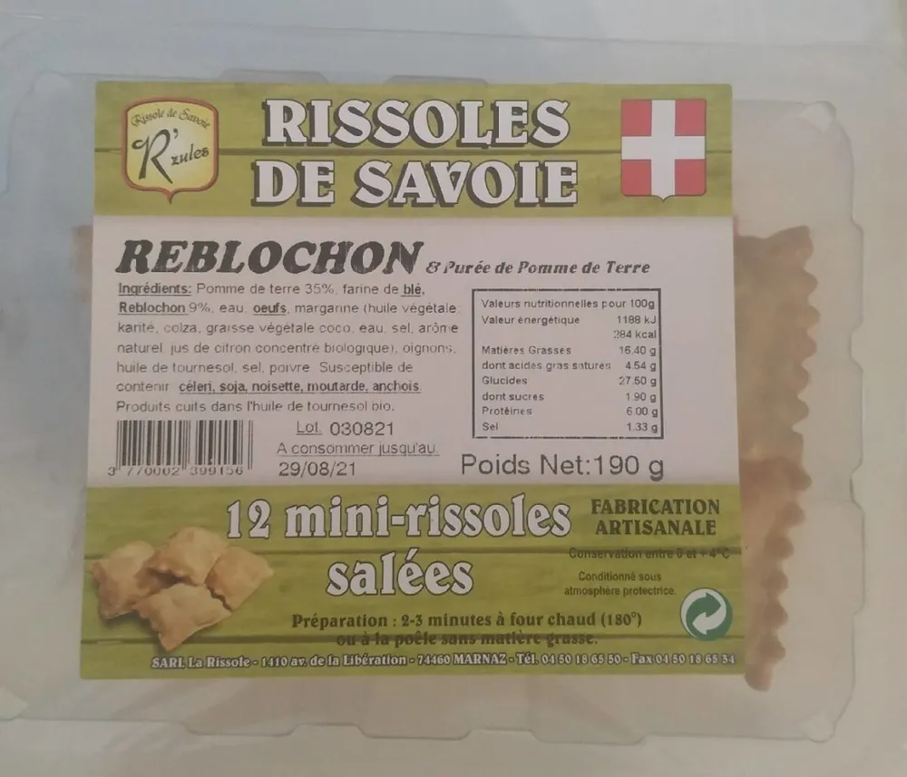 Mini-rissoles salées