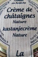 Crème de châtaignes