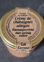 Crème de châtaignes allégée