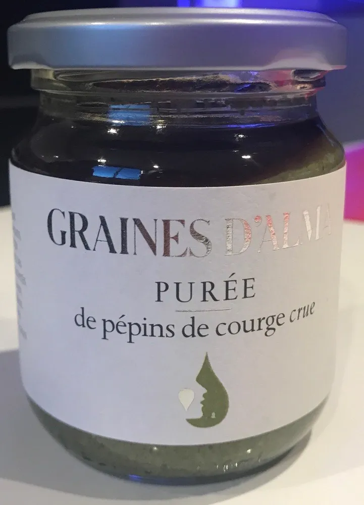 Purée de pépins de courge crue