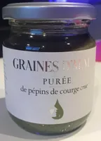 Purée de pépins de courge crue