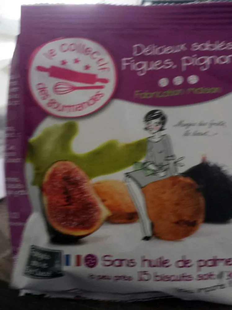 Délicieux sablés Figues, Pignons