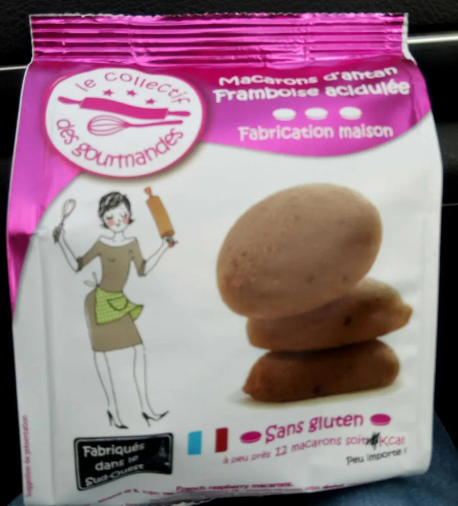 Macarons d'antan framboise acidulée