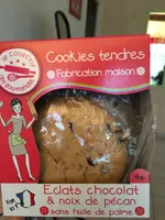 Tendres cookies choco-pecan x4