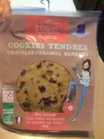 Cookies tendres chocolat caramel bananes