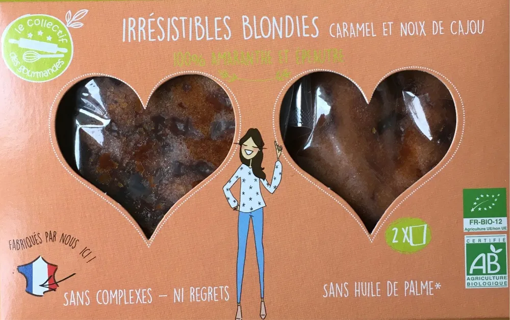 Irrésistibles Blondies Caramel et Noix de Cajou