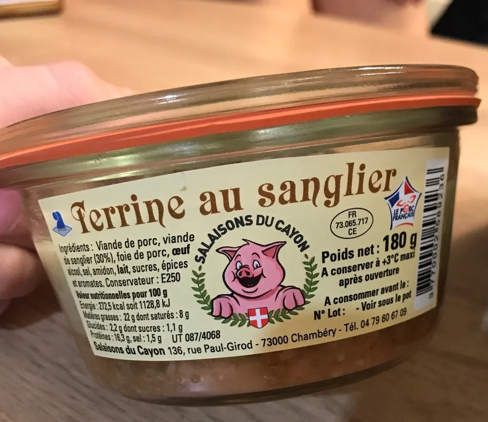 Terrine au Sanglier