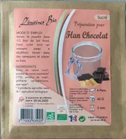 Préparation pour flan chocolat