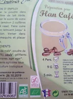 Préparation pour flan café