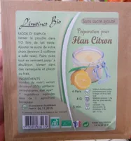 Préparation pour Flan Citron