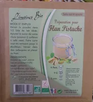 Préparation pour flan pistache