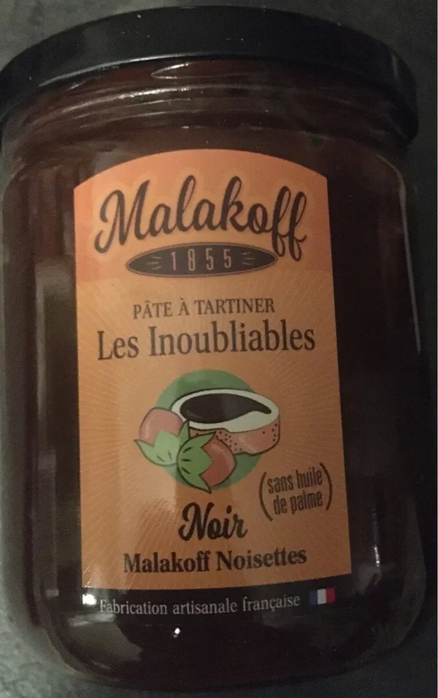 Pâte à tartiner les inoubliables