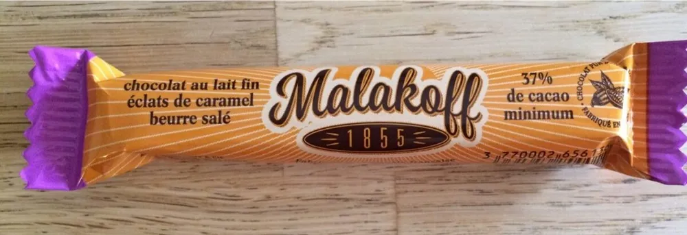 Chocolat au lait fin éclats de caramel beurre salé