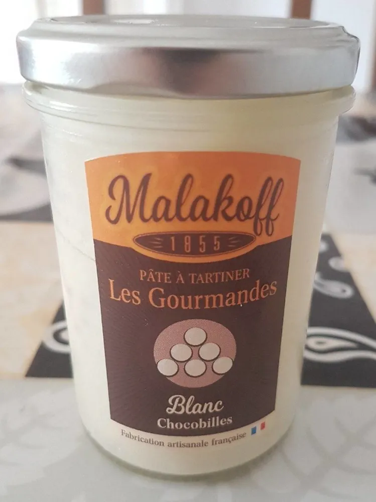 Pâte à tartiner blanc chocobilles Les gourmandes