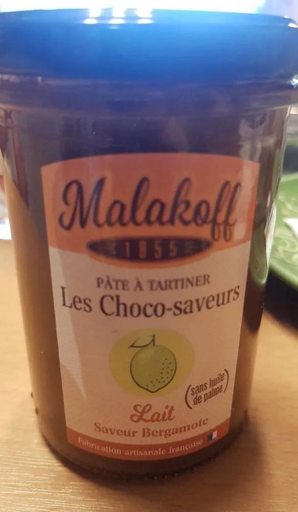 Pâte à tartiner lait bergamote