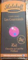 Carrés delice les gourmands chocolat au lait