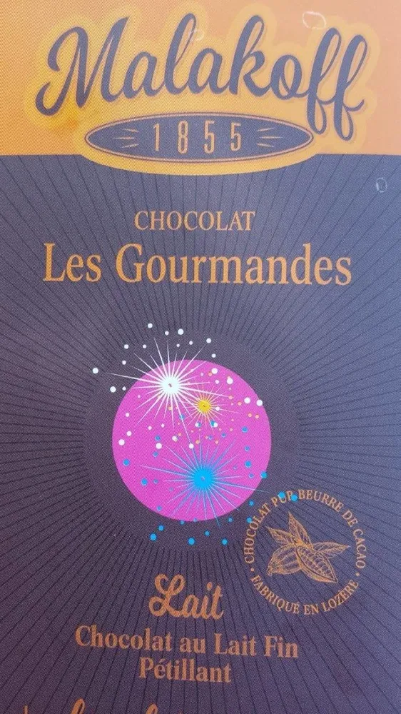 CHOCOLAT LAIT PÉTILLANT