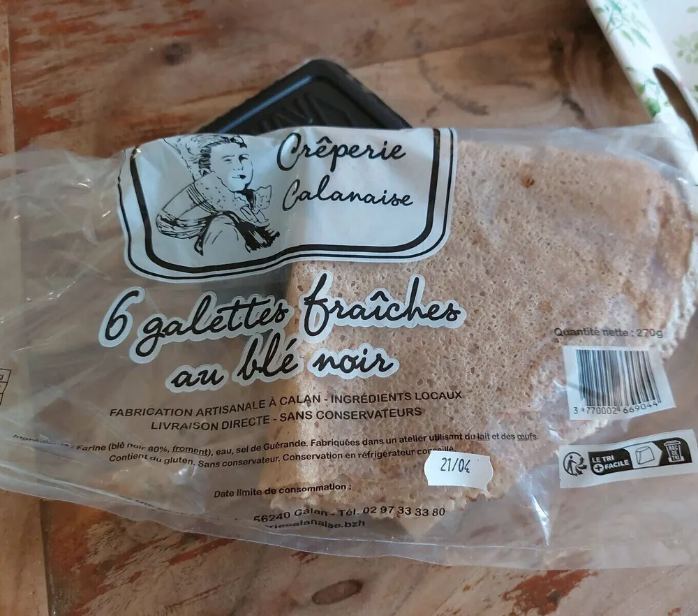 Galettes blé noir