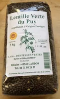 Lentille verte du Puy