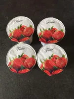 Yaourt biologique à la fraise