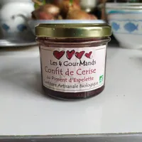 confit de cerise au piment d'Espelette
