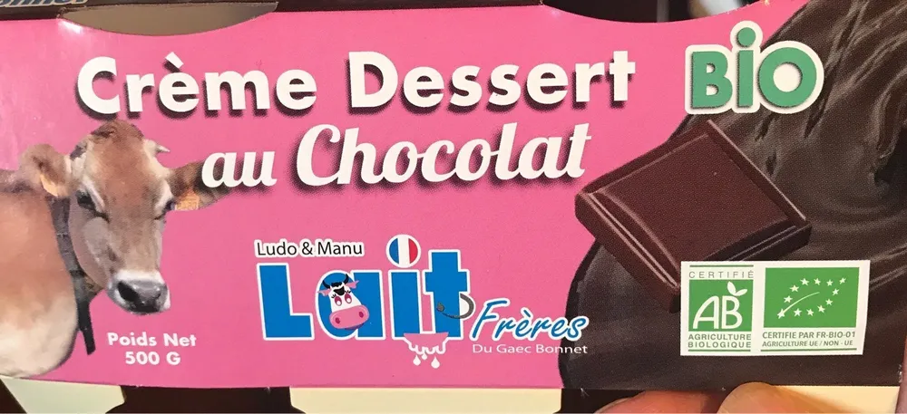 Creme dessert au chocolat