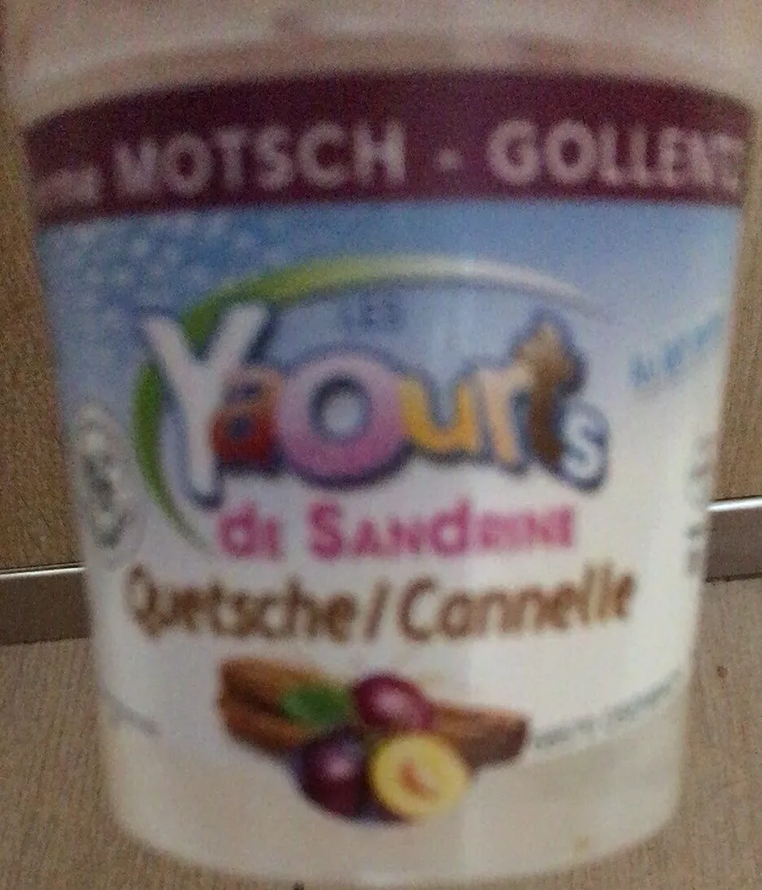 Yaourt quetsche/cannelle