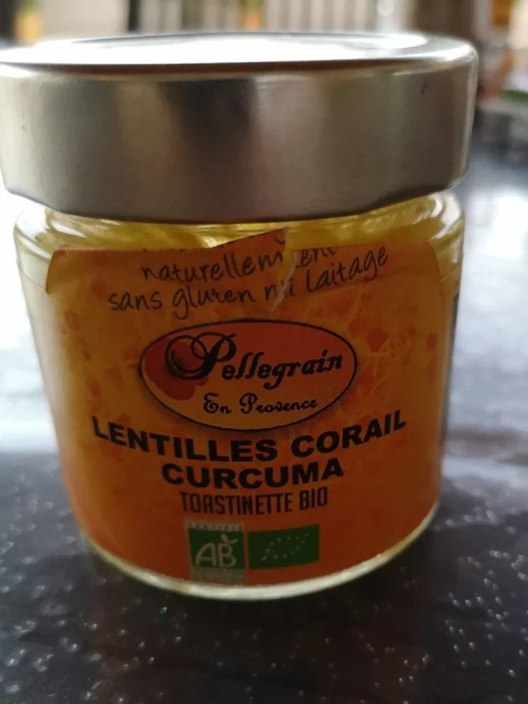 Lentilles corail curcuma taostinette bio