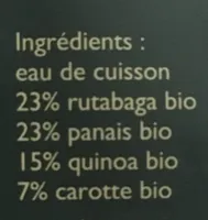 Quinola Baby - Rutabaga Panais, Carotte & Quinoa Bio