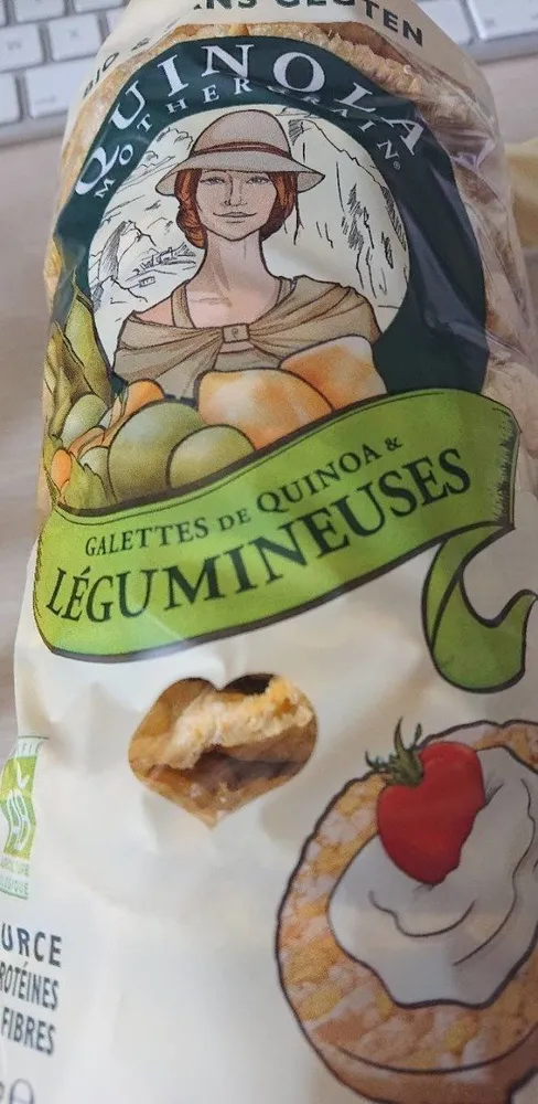 Galette de quinoa & légumineuses
