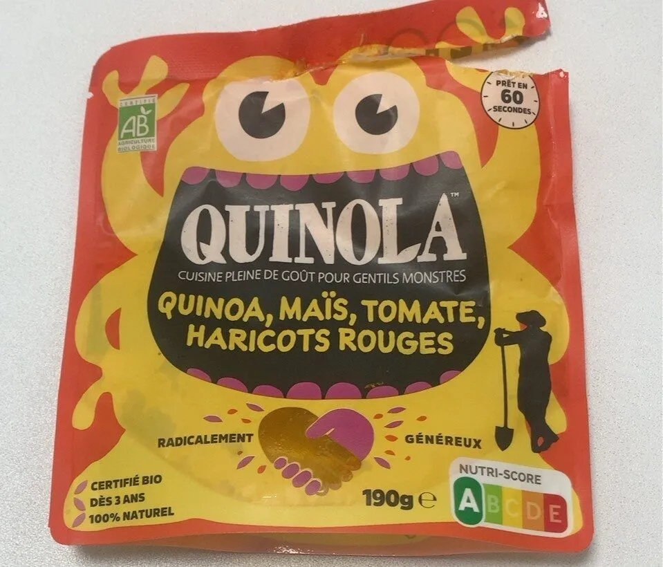 Quinoa mais tomates haricot rouge