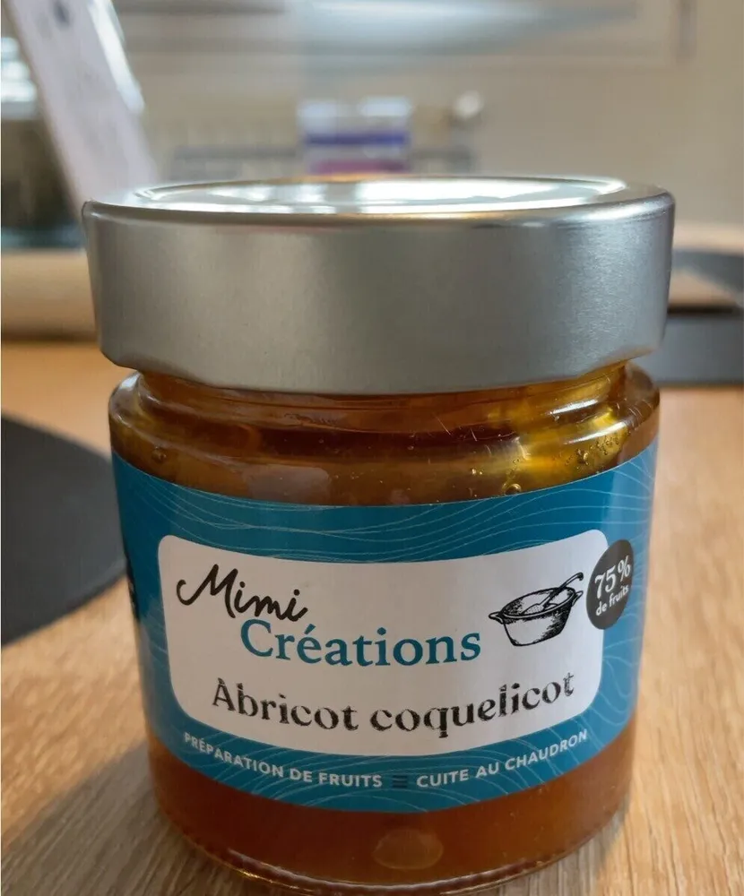 Confiture abricot coquelicots