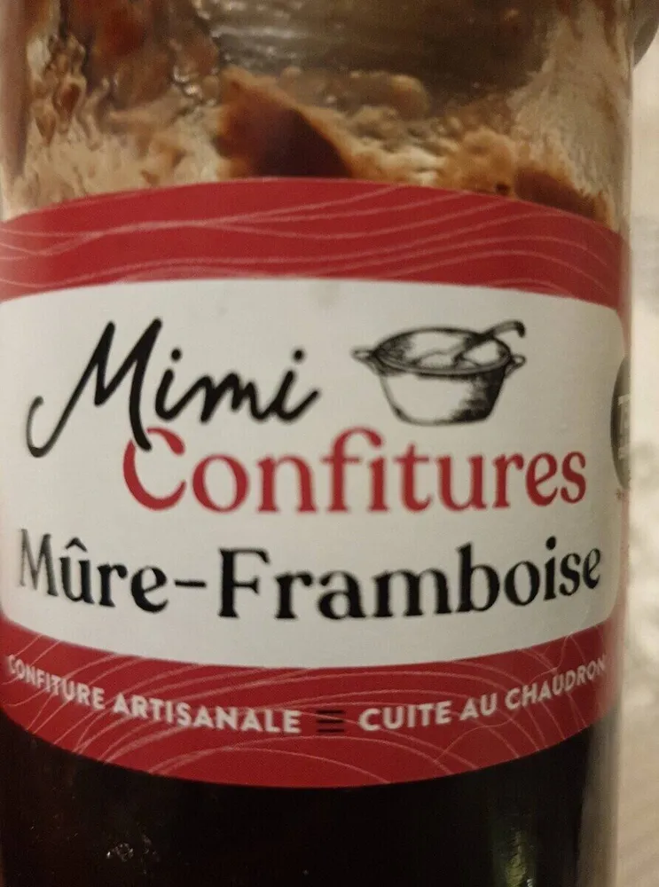 Confiture mure framboise