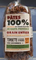 Pâtes 100% produites du grain à la pâte en haute Provence,